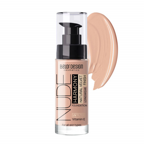 Крем тональный BelorDesign Nude Harmony тон 204 natural 33 г Крем тональный BelorDesign Nude Harmony тон 204 natural 33 г