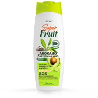 Шампунь Витекс SuperFruit 500мл авокадо+фруктовый микс гладкость и блеск SOS-восстановление без силиконов