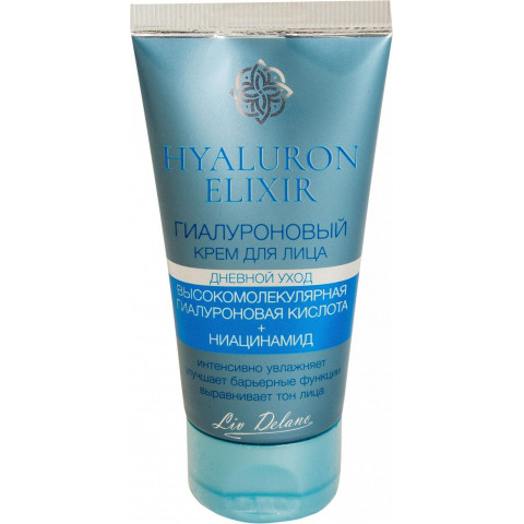 Крем гиалуроновый для лица дневной уход Liv Delano Hyaluron Elixir 50 г