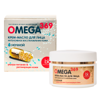 Крем-масло для лица ночной Белкосмекс OMEGA 369 Интенсивное восстановление кожи 48 г Крем-масло для лица ночной Белкосмекс OMEGA 369 Интенсивное восстановление кожи 48 г