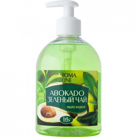 Мыло жидкое IRIS Aroma Line авокадо и зеленый чай 500 мл