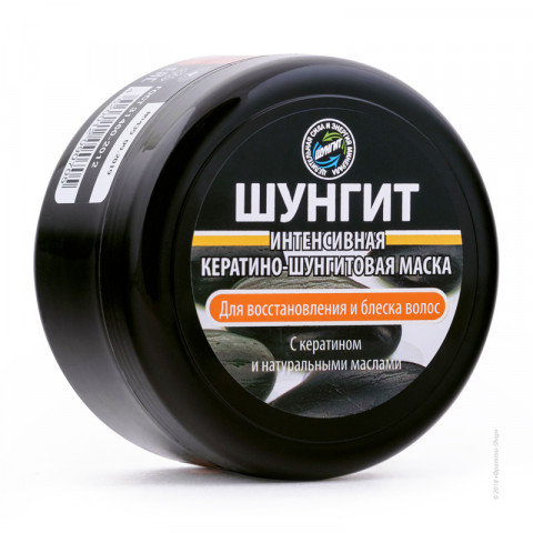 Маска для восстановления и блеска волос Кератино-Шунгитовая Шунгит интенсивная 220 мл Маска для восстановления и блеска волос Кератино-Шунгитовая Шунгит интенсивная 220 мл