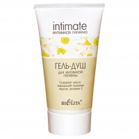 Гель-душ для интимной гигиены Белита Intimate содержит масло зародышей пшеницы, персик, витамин F 150 мл Гель-душ для интимной гигиены Белита Intimate содержит масло зародышей пшеницы, персик, витамин F 150 мл
