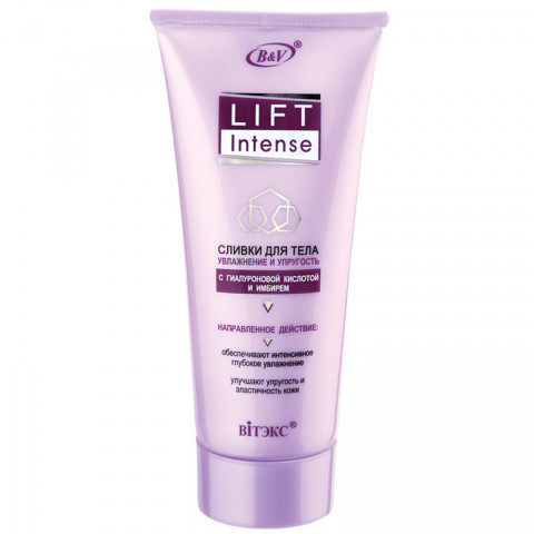 Сливки для тела Витэкс Lift Intense Увлажение и упругость с гиалуроновой кислотой и имбирем 200 мл Сливки для тела Витэкс Lift Intense Увлажение и упругость с гиалуроновой кислотой и имбирем 200 мл