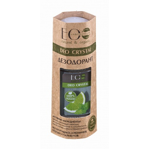 Дезодорант для тела DEO CRYSTAL ECO Laboratorie Лимон и апельсин 50 мл Дезодорант для тела DEO CRYSTAL ECO Laboratorie Лимон и апельсин 50 мл