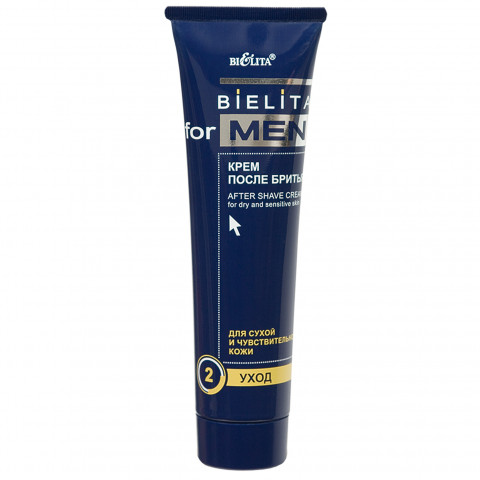 Крем после бритья для сухой и чувствительной кожи Белита Bielita for MEN 100 мл Крем после бритья для сухой и чувствительной кожи Белита Bielita for MEN 100 мл
