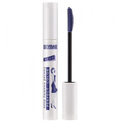 Тушь Luxvisage веер пышных ресниц 8гр. perfect color, blue Тушь Luxvisage веер пышных ресниц 8гр. perfect color, blue